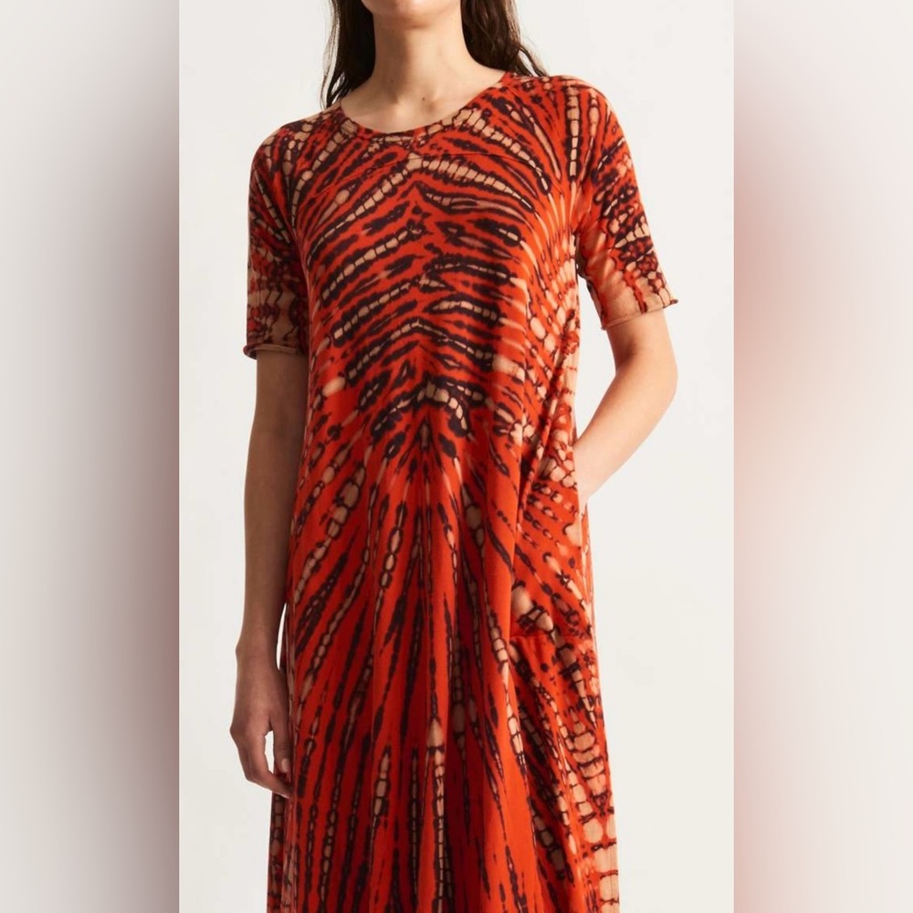 Raquel Allegra Bantu Dress in Red